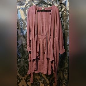 City Chic tie wrap top Purple/Berry color XL/24